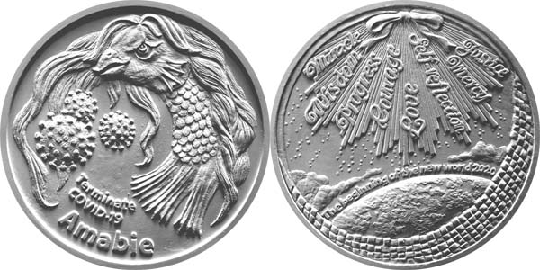 International Coin Design Competition 2020 Most Excellent Work Silver Medal