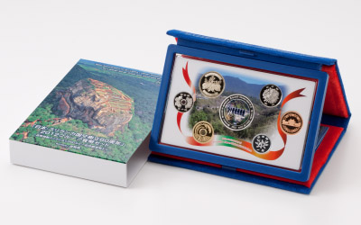 平成24年銘 「日本・スリランカ国交樹立60周年」2012プルーフ貨幣セットの画像