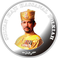 Image of “30th Anniversary of Japan -Brunei Darussalam Diplomatic Relations” Commemorative 30 Brunei Dollar Silver Coin