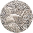 平成３０年桜の通り抜け記念メダル（銀）表の画像