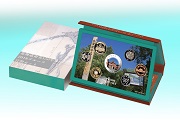 北海道命名150年2018プルーフ貨幣セットの画像