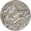 令和２年桜の通り抜け記念メダル（銀）表の画像