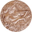 令和２年桜の通り抜け記念メダル（銅）表の画像
