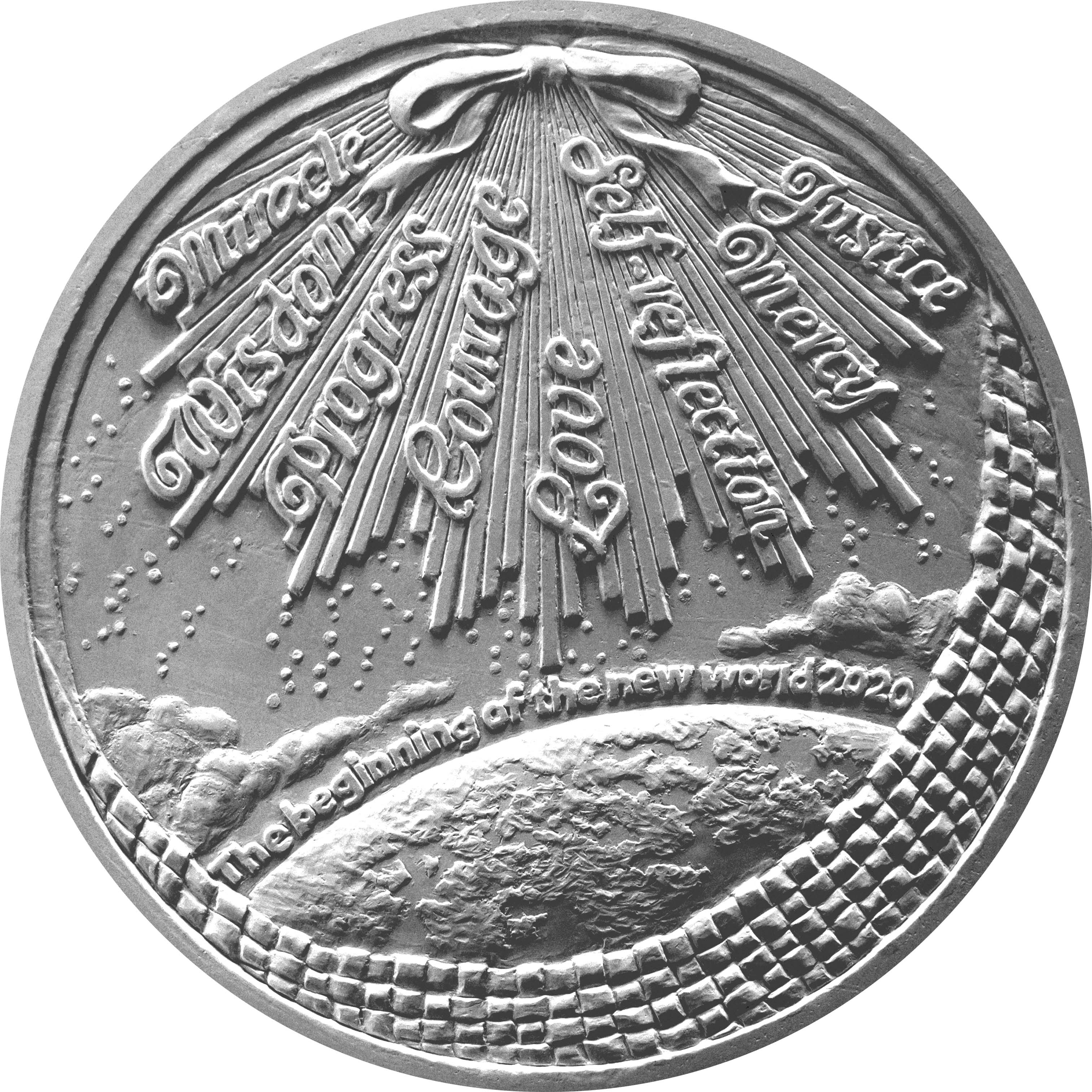 ICDC2020メダル（銀メダル）裏面の画像