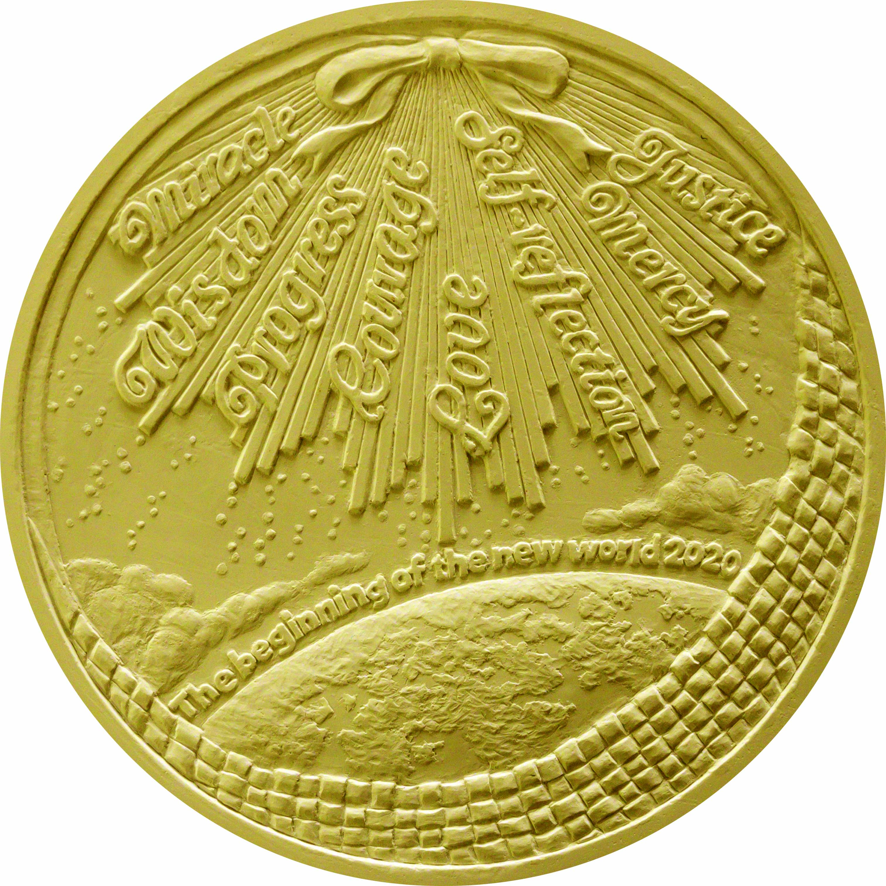 ICDC2020メダル（金メダル）裏面の画像