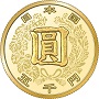 近代通貨制度150周年記念五千円金貨幣表面の画像