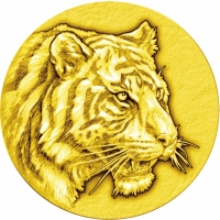 造幣局 : 純金干支メダル（寅）、純金干支十二稜メダル（寅）及び純金 