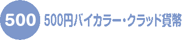 500円バイカラー・クラッド貨幣のタイトル画像