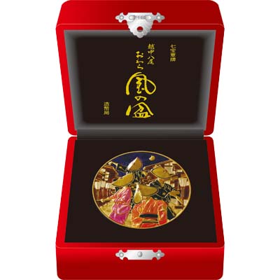 Image of Cloisonné Silver Medallion 2021 Etchu Yatsuo Owara Kaze-no-Bon Display Case