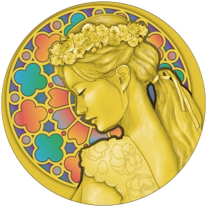 Image of 2022 Cherry Blossom Viewing Gold Medal Obverse