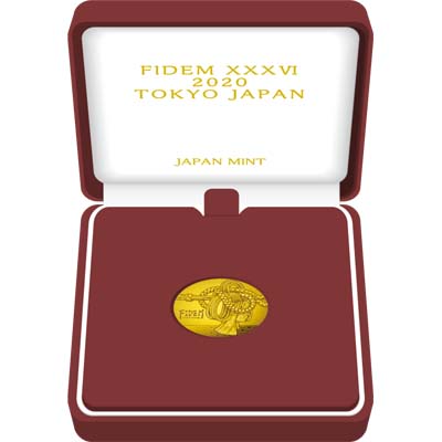 Image of FIDEM XXXVI 2020 TOKYO JAPAN Gold Medal Display Case