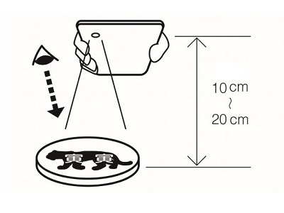 Image of the holographic latent image
