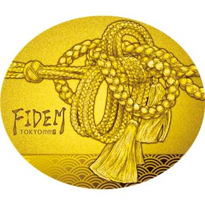 Image of FIDEM XXXVI 2020 TOKYO JAPAN Gold Medal Obverse