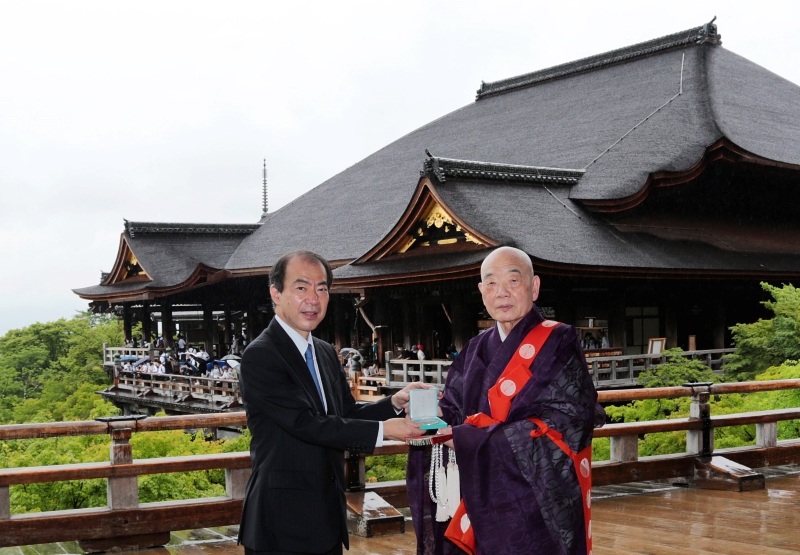 国宝章牌　清水寺　銀メダル　造幣局