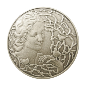ICDC2021メダル（銀メダル）表面の画像