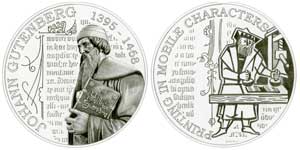 Image of Design of 620th Anniversary of the Birth of Johann Gutenberg