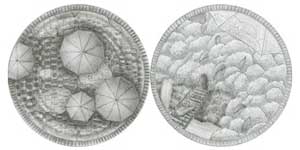 Image of Design of Rainy day coin