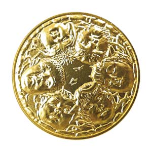 Image of International Coin Design Competition 2021 “Most Excellent Work” Gold Medal Reverse