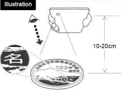 Image of the holographic latent image