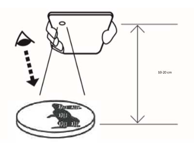 Image of the holographic latent image