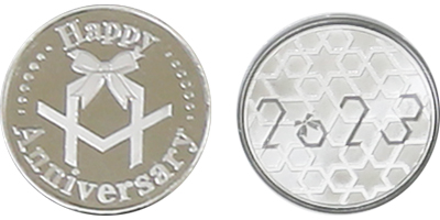 Image of medal designs of 2023 Anniversary Set
