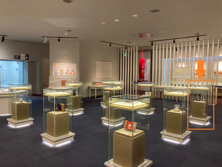 (写真)博物館3階の展示風景の写真