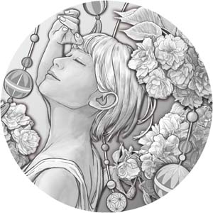 Image of 2024 Cherry Blossom Viewing Silver Medal Obverse