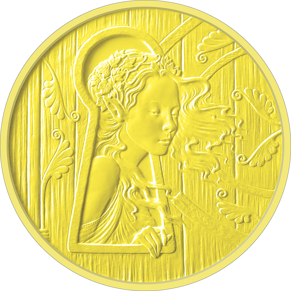 Image of International Coin Design Competition 2023 Most Excellent Work Gold Medal Obverse