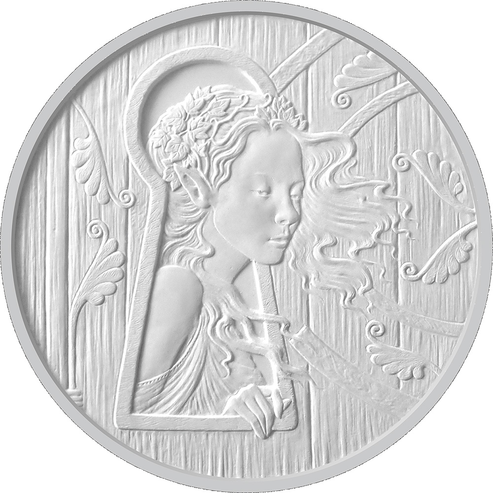 Image of International Coin Design Competition 2023 Most Excellent Work Silver Medal Obverse