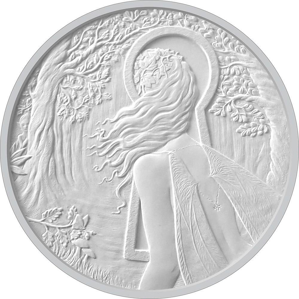Image of International Coin Design Competition 2023 Most Excellent Work Silver Medal Reverse