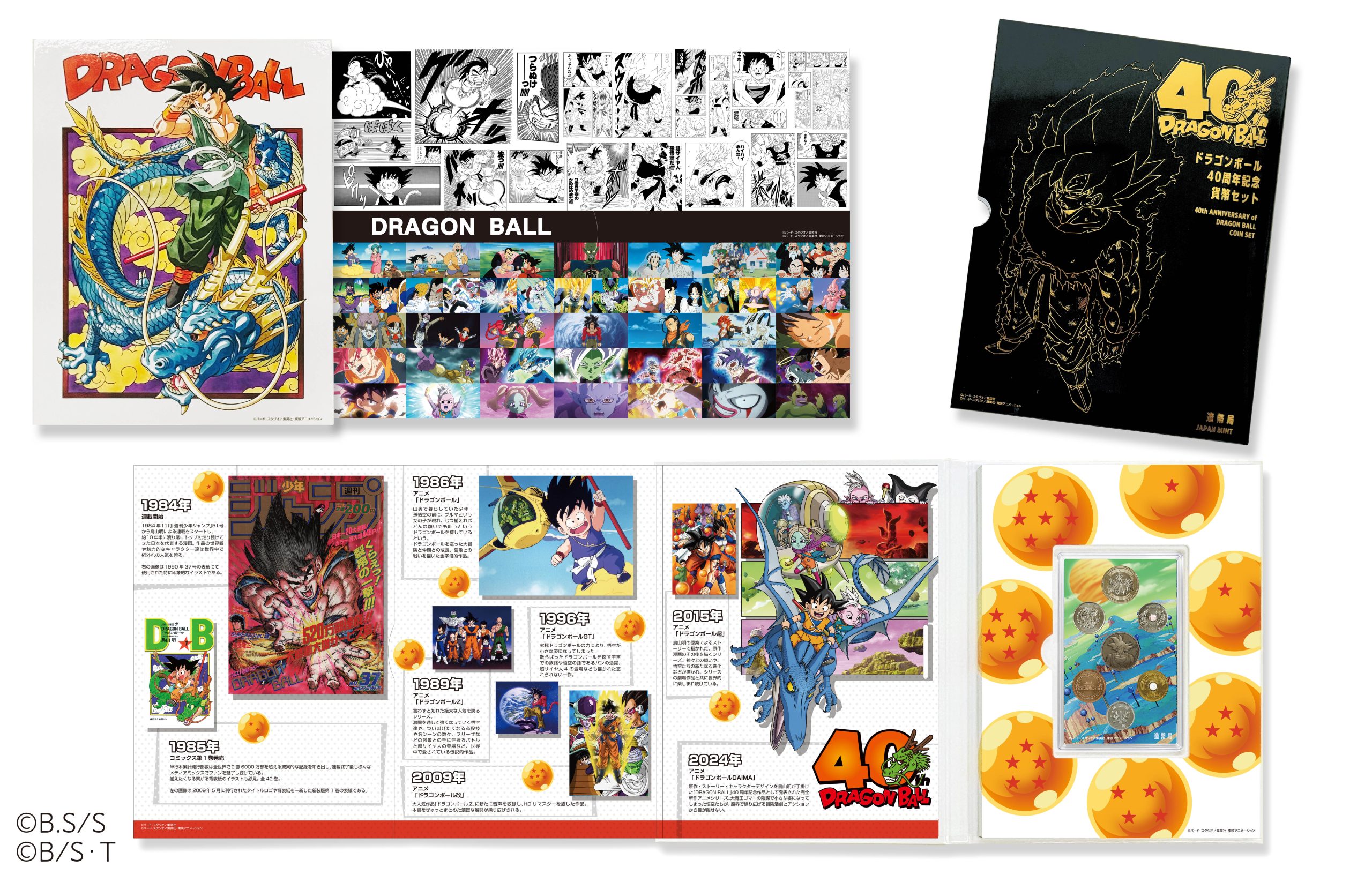 ドラゴンボール40周年記念 貨幣セットの画像