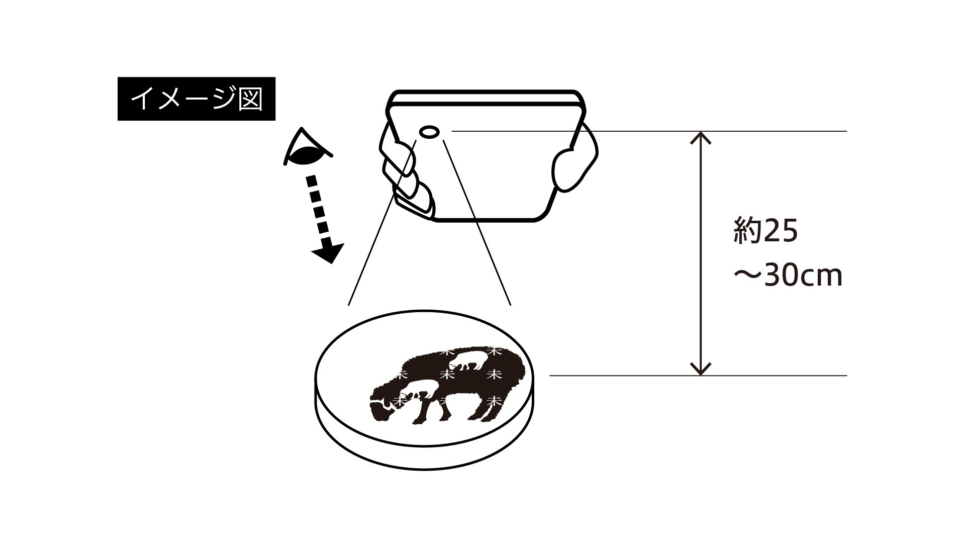 純金干支メダル(未)ホログラム潜像®画像