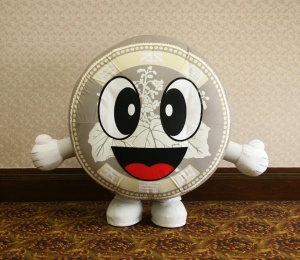 造幣局マスコットキャラクター「コインくん」の画像