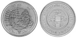 地方自治法施60周年記念（秋田県分）5百円バイカラー・クラッド貨幣の画像