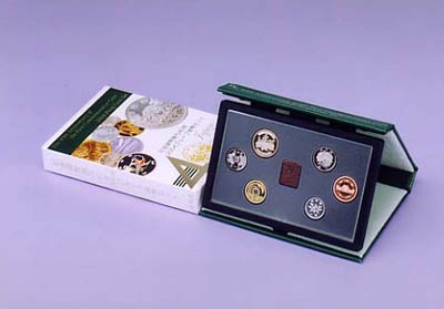 「記念貨幣発行40年」 プルーフ貨幣セットの画像