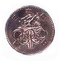 Image of Tokyo Olympic prize coins (100 yen)