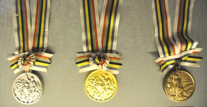 東京オリンピック入賞メダルの画像