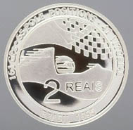 ブラジル/2レアル銀貨